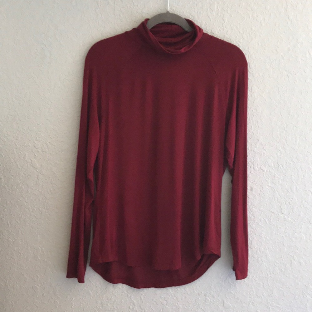 Old Navy Maroon Tutleneck Shirt
